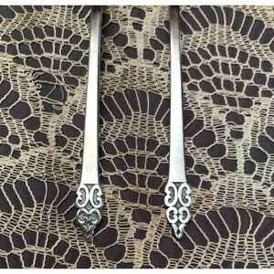 1968 International Silver Triumph Dinner Forks Set of Two Silverplate Vintage